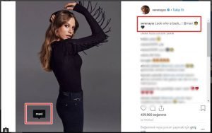 serenay sarıkaya instagram reklamı